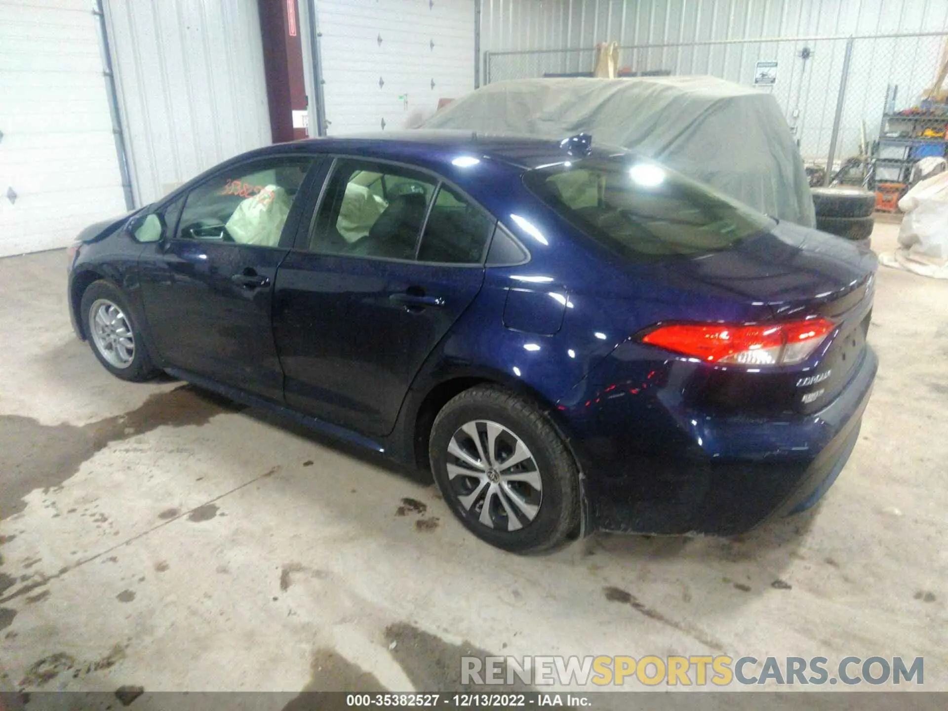 3 fotografías del automóvil dañado JTDEAMDE4NJ051955 TOYOTA COROLLA 2022