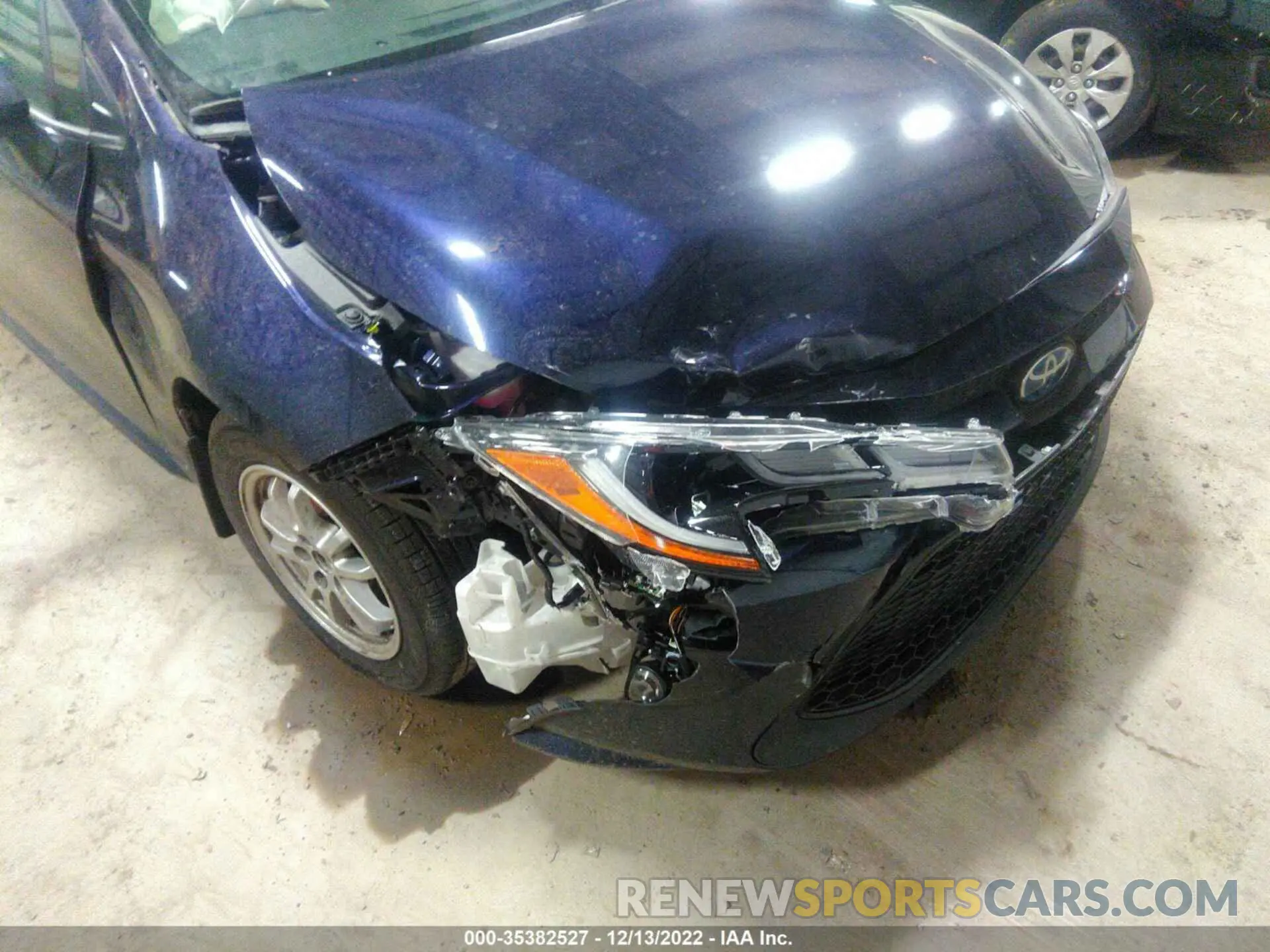 6 fotografías del automóvil dañado JTDEAMDE4NJ051955 TOYOTA COROLLA 2022
