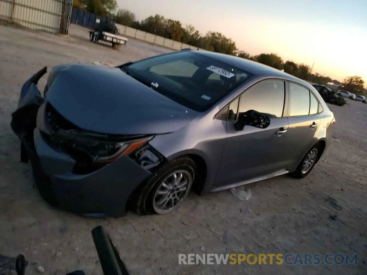 1 fotografías del automóvil dañado JTDEAMDE4NJ054774 TOYOTA COROLLA 2022