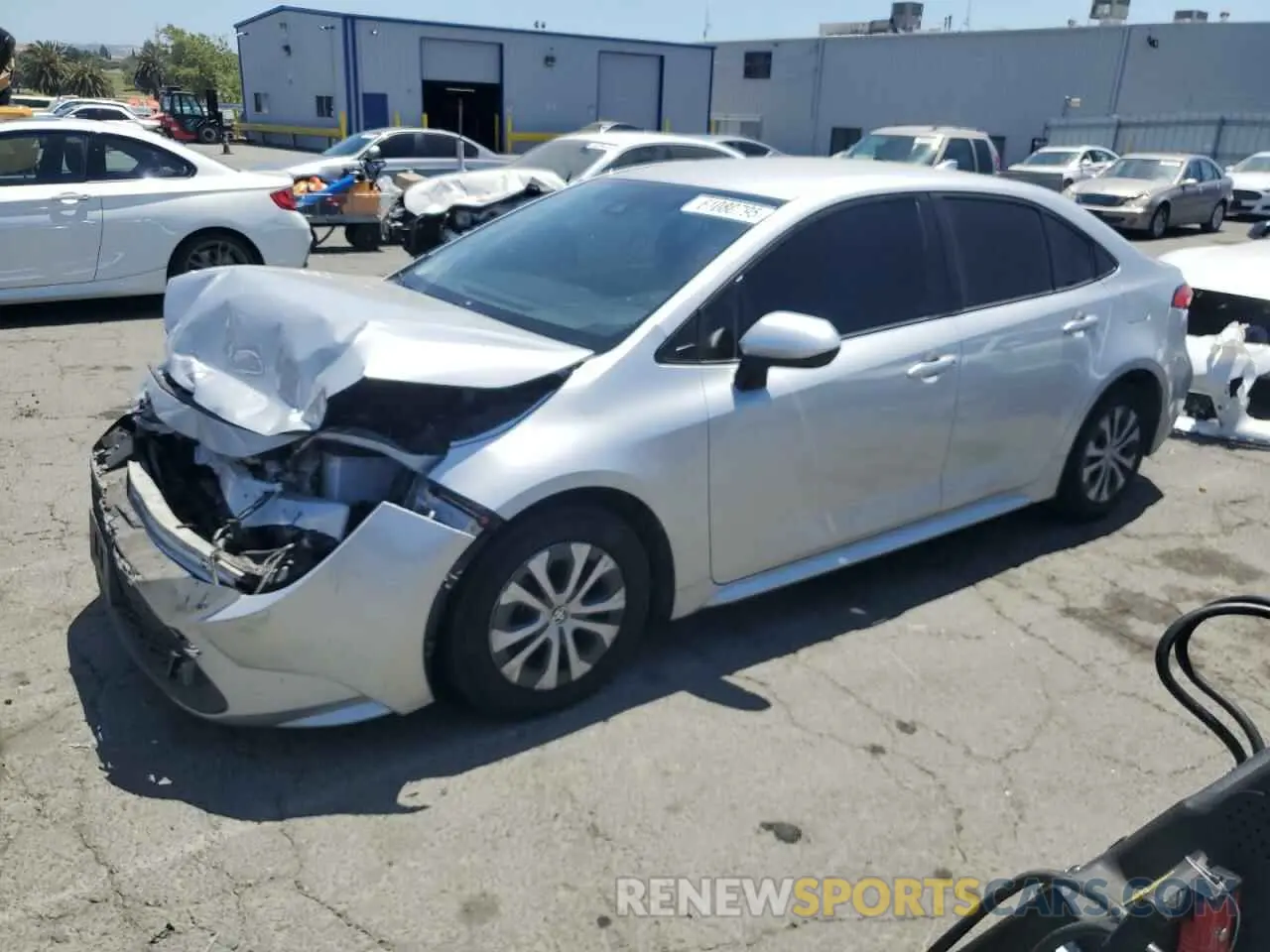 1 fotografías del automóvil dañado JTDEAMDE4NJ056508 TOYOTA COROLLA 2022