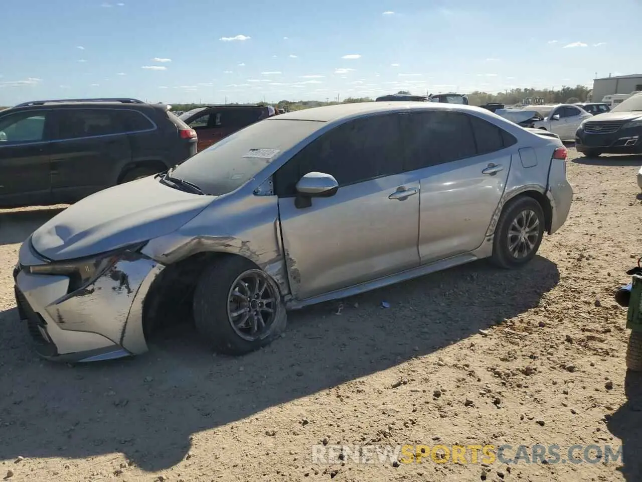 1 fotografías del automóvil dañado JTDEAMDE5N3001179 TOYOTA COROLLA 2022