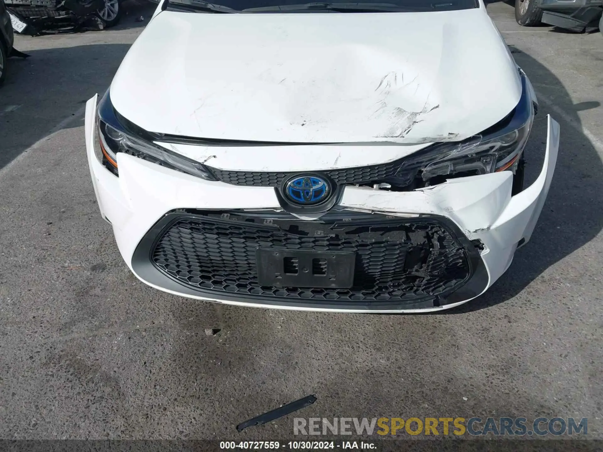 6 fotografías del automóvil dañado JTDEAMDE5N3002512 TOYOTA COROLLA 2022