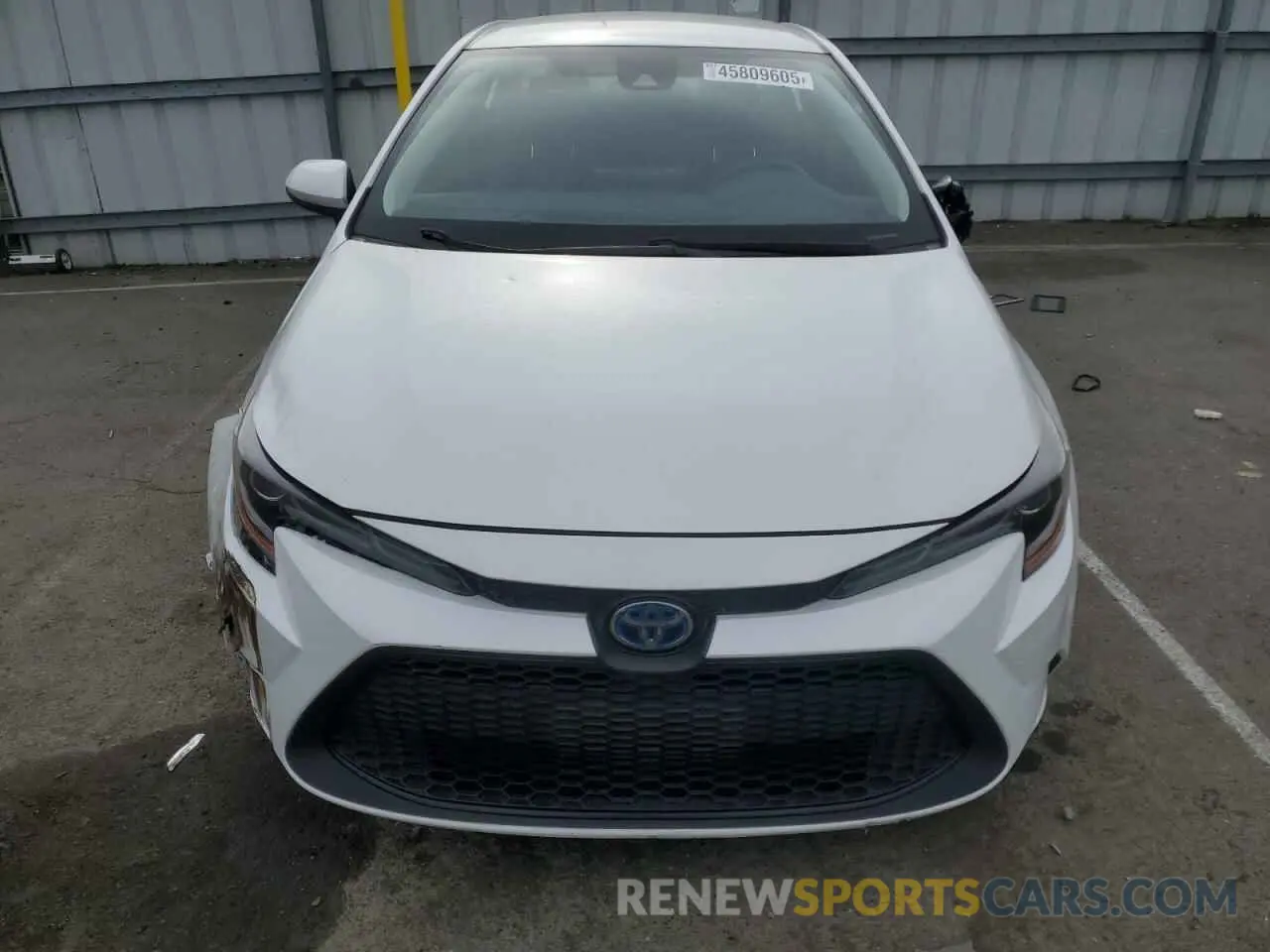 5 fotografías del automóvil dañado JTDEAMDE5N3003241 TOYOTA COROLLA 2022