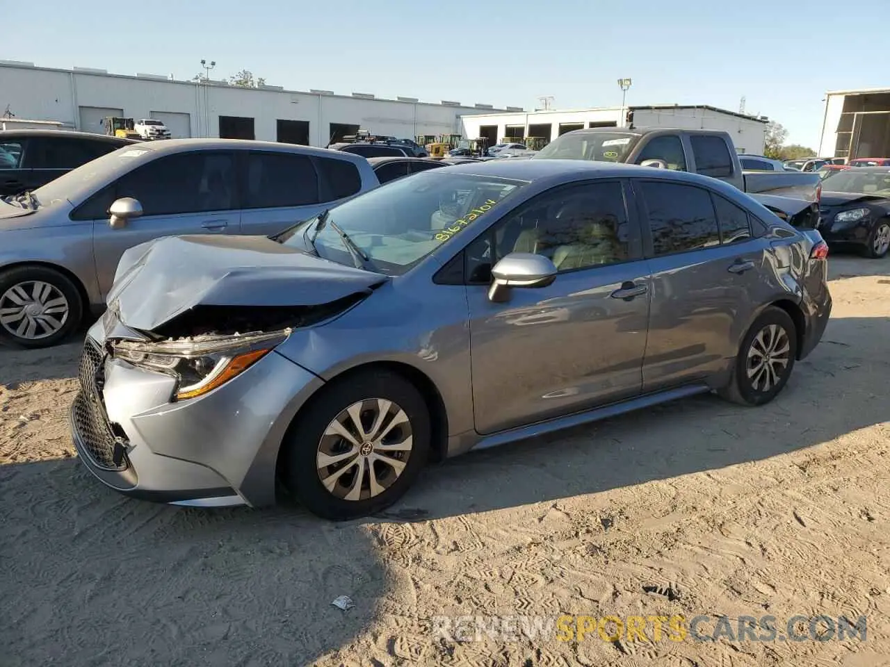1 fotografías del automóvil dañado JTDEAMDE5N3004633 TOYOTA COROLLA 2022
