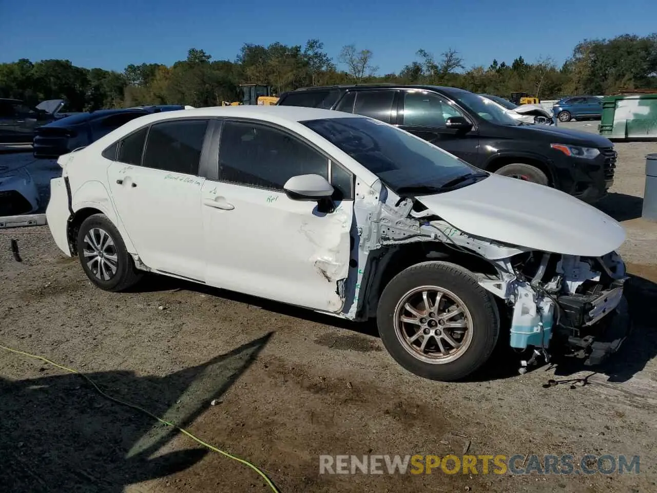 4 fotografías del automóvil dañado JTDEAMDE5N3010920 TOYOTA COROLLA 2022