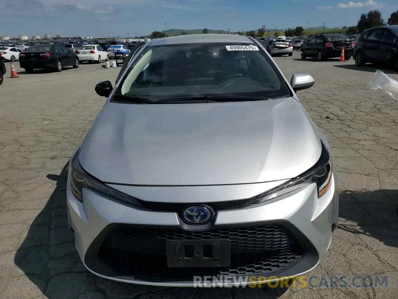 5 fotografías del automóvil dañado JTDEAMDE5N3011145 TOYOTA COROLLA 2022