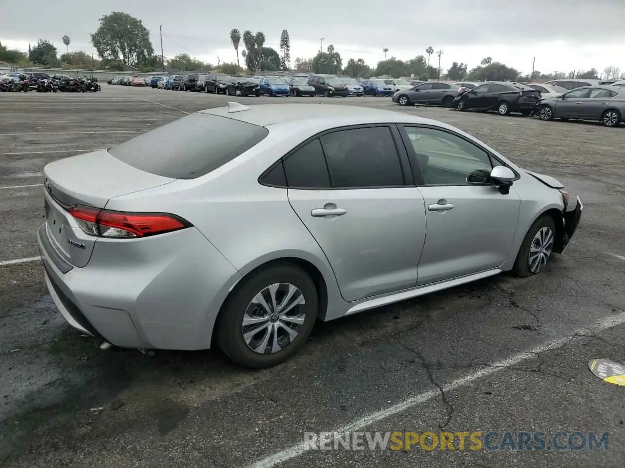3 fotografías del automóvil dañado JTDEAMDE5NJ036087 TOYOTA COROLLA 2022