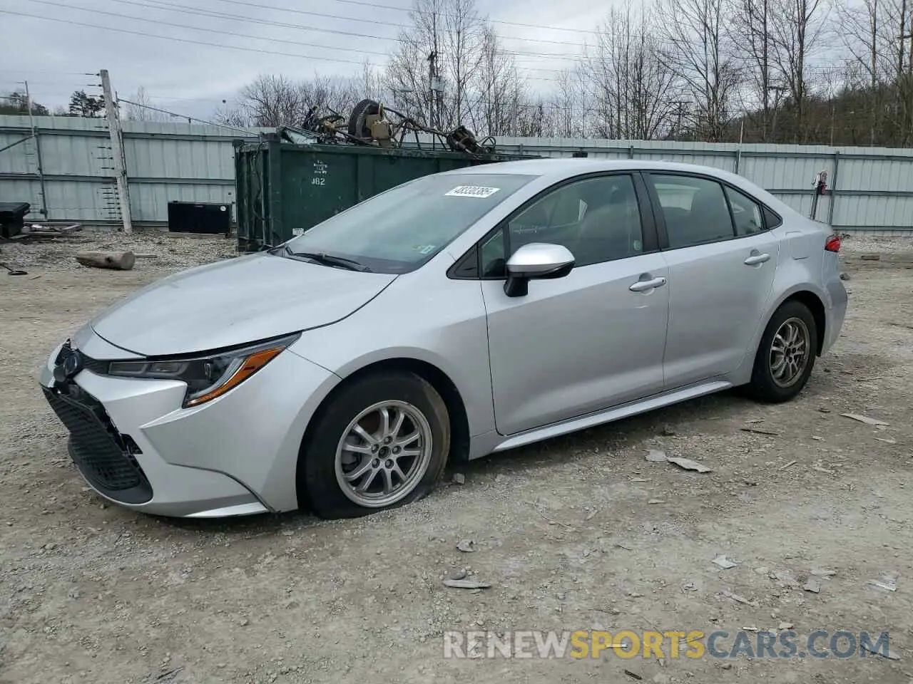 1 fotografías del automóvil dañado JTDEAMDE5NJ043461 TOYOTA COROLLA 2022