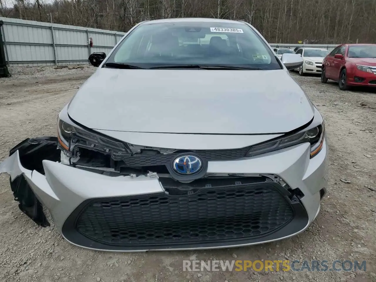 5 fotografías del automóvil dañado JTDEAMDE5NJ043461 TOYOTA COROLLA 2022