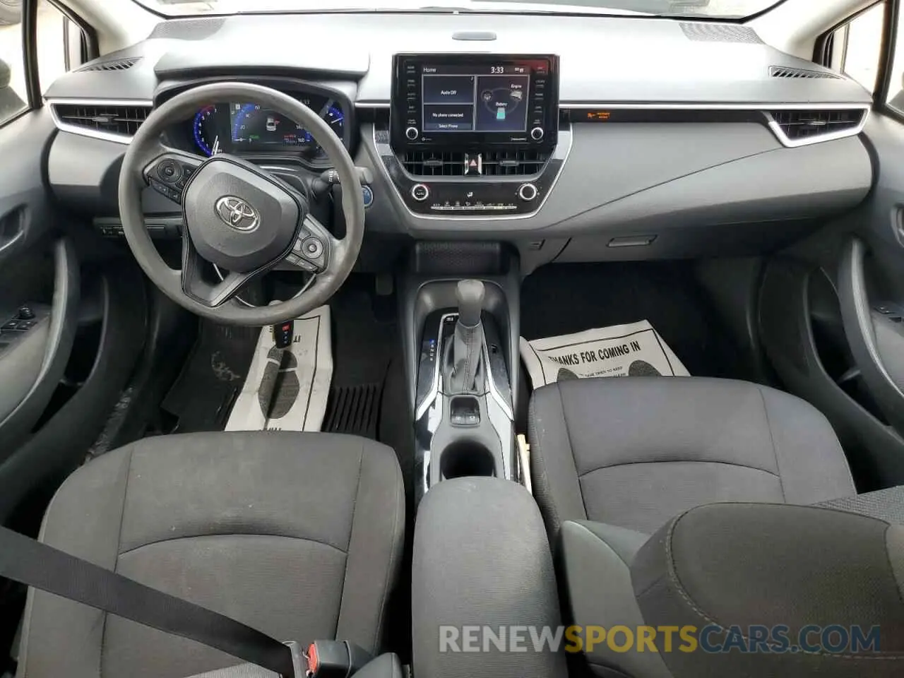 8 fotografías del automóvil dañado JTDEAMDE5NJ043461 TOYOTA COROLLA 2022