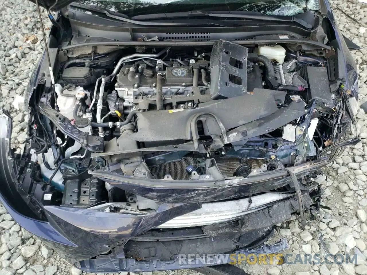 11 fotografías del automóvil dañado JTDEAMDE5NJ050619 TOYOTA COROLLA 2022