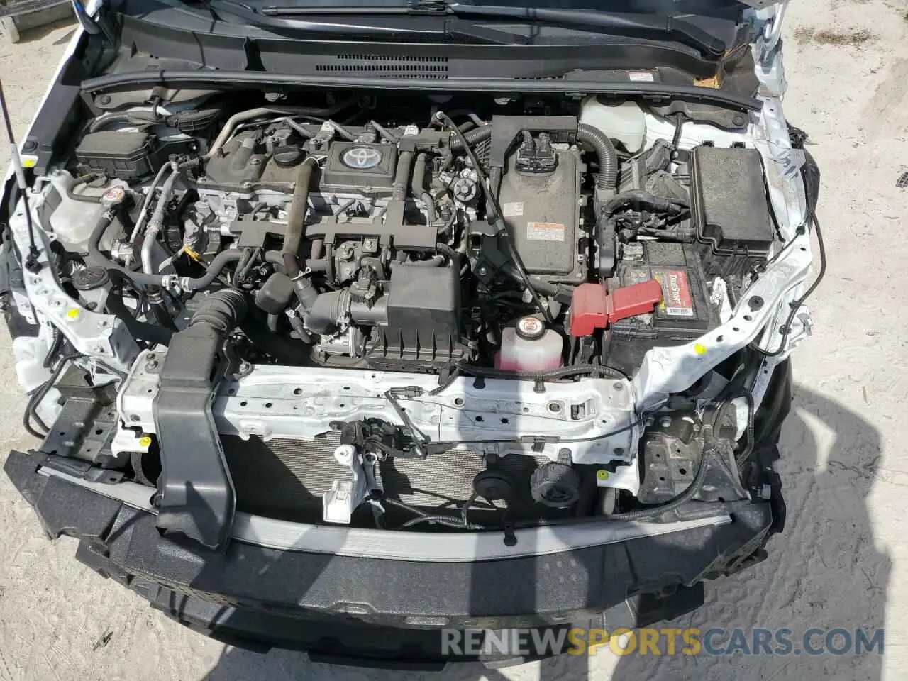 11 fotografías del automóvil dañado JTDEAMDE5NJ053570 TOYOTA COROLLA 2022