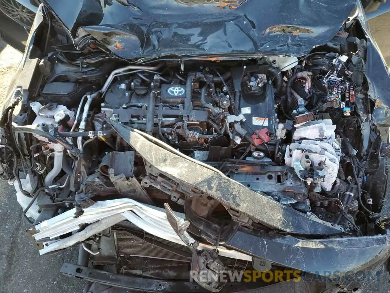 11 fotografías del automóvil dañado JTDEAMDE5NJ057733 TOYOTA COROLLA 2022