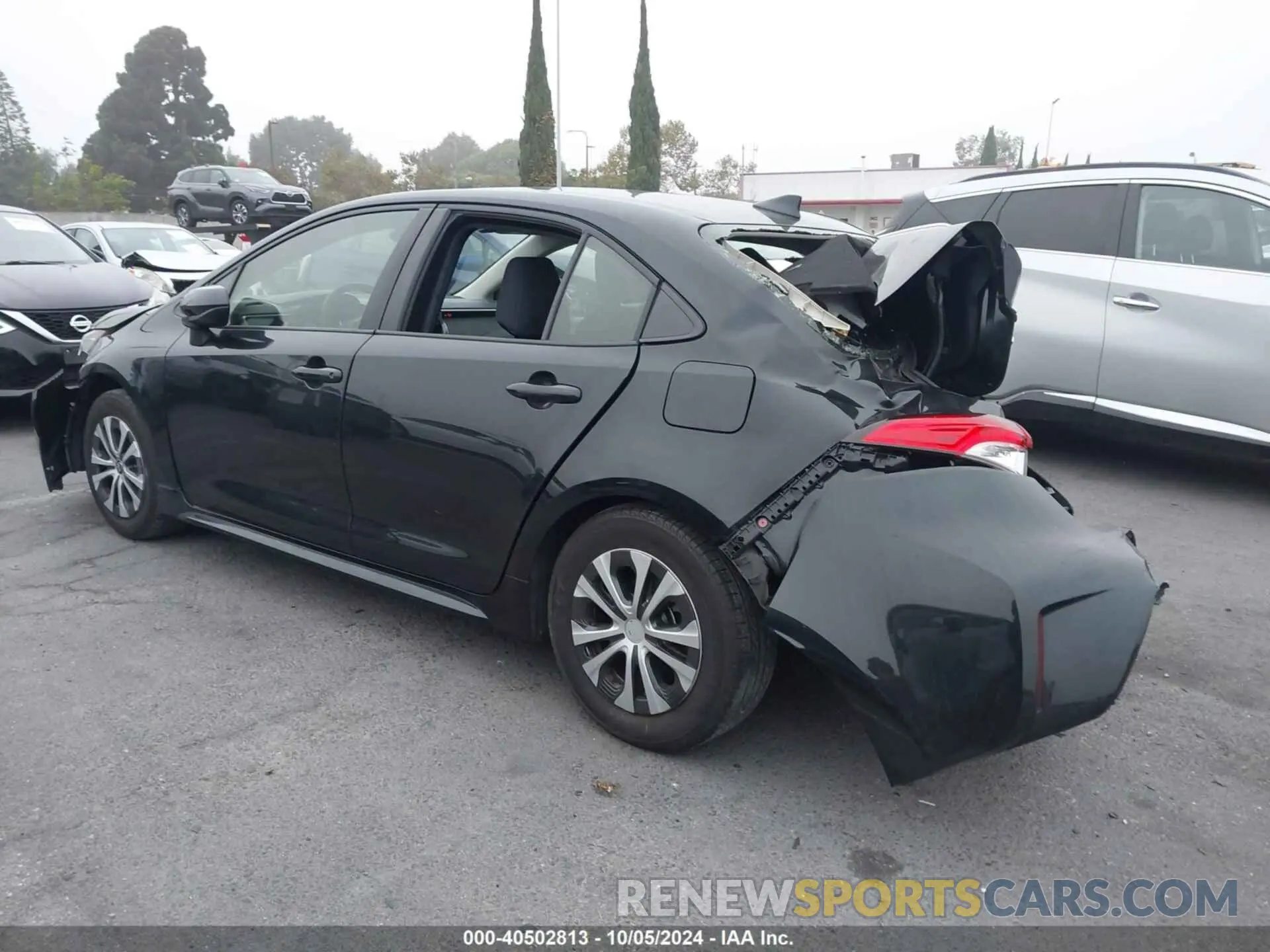 3 fotografías del automóvil dañado JTDEAMDE5NJ058140 TOYOTA COROLLA 2022