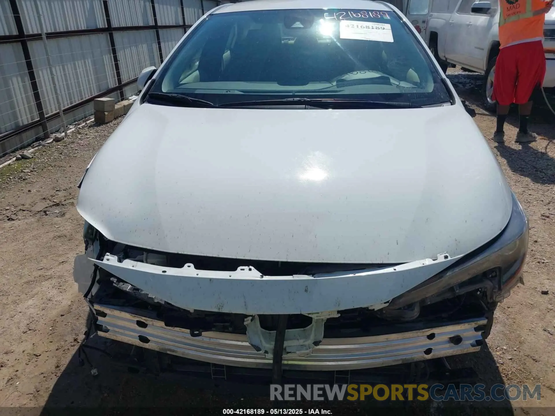 13 fotografías del automóvil dañado JTDEAMDE6N3002227 TOYOTA COROLLA 2022