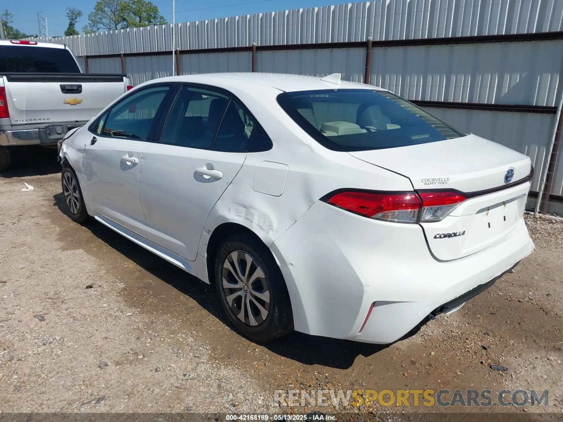 3 fotografías del automóvil dañado JTDEAMDE6N3002227 TOYOTA COROLLA 2022