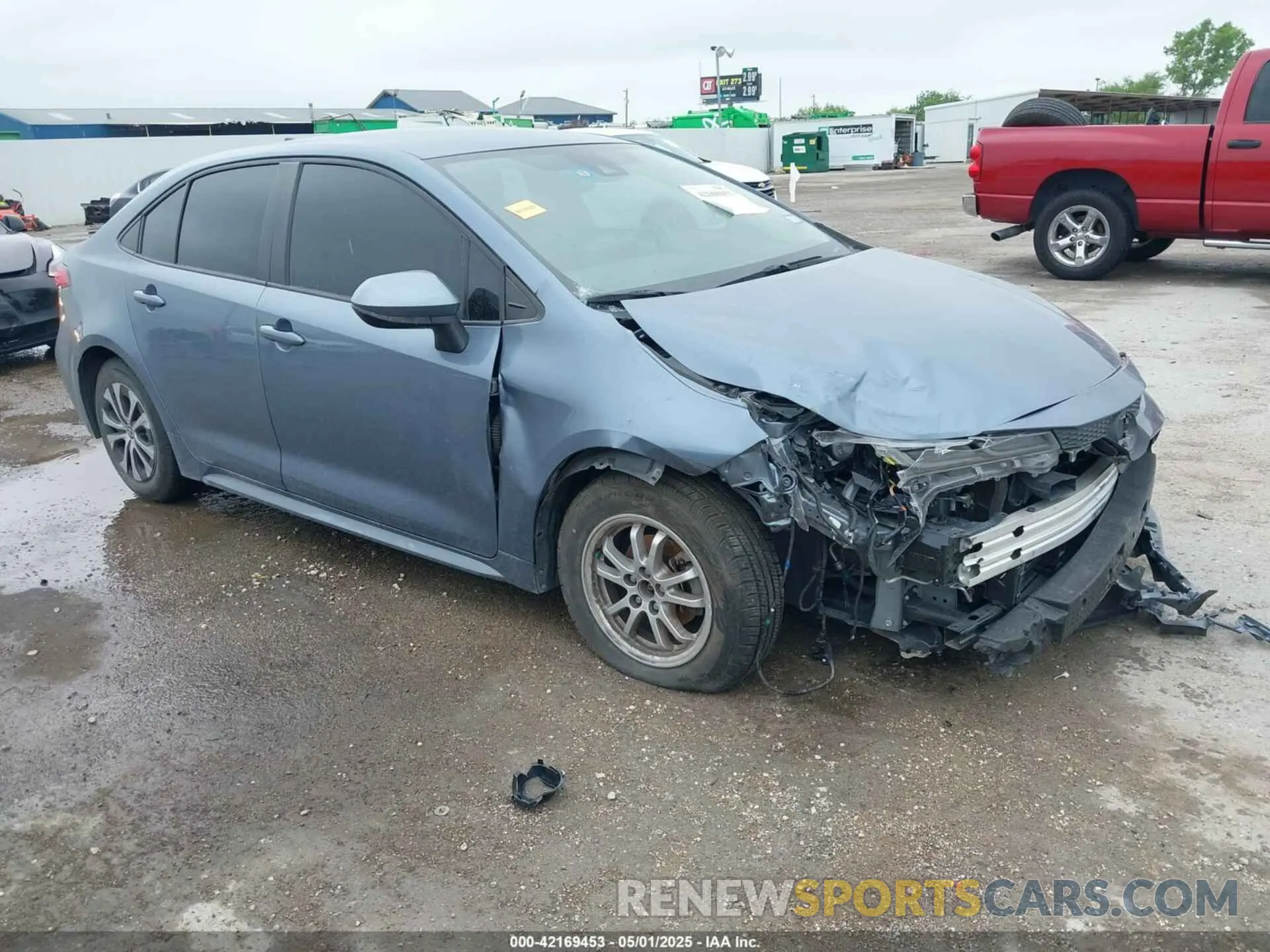 1 fotografías del automóvil dañado JTDEAMDE6N3003393 TOYOTA COROLLA 2022