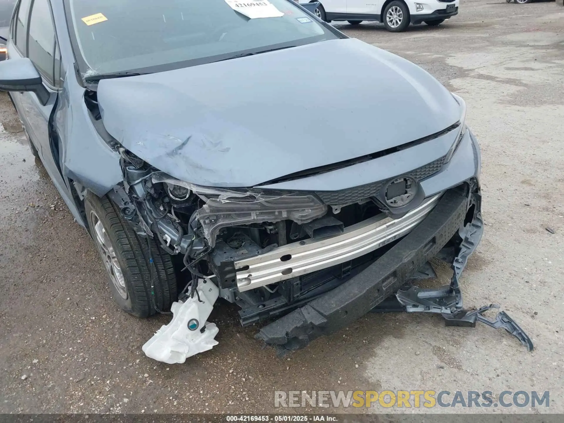 6 fotografías del automóvil dañado JTDEAMDE6N3003393 TOYOTA COROLLA 2022