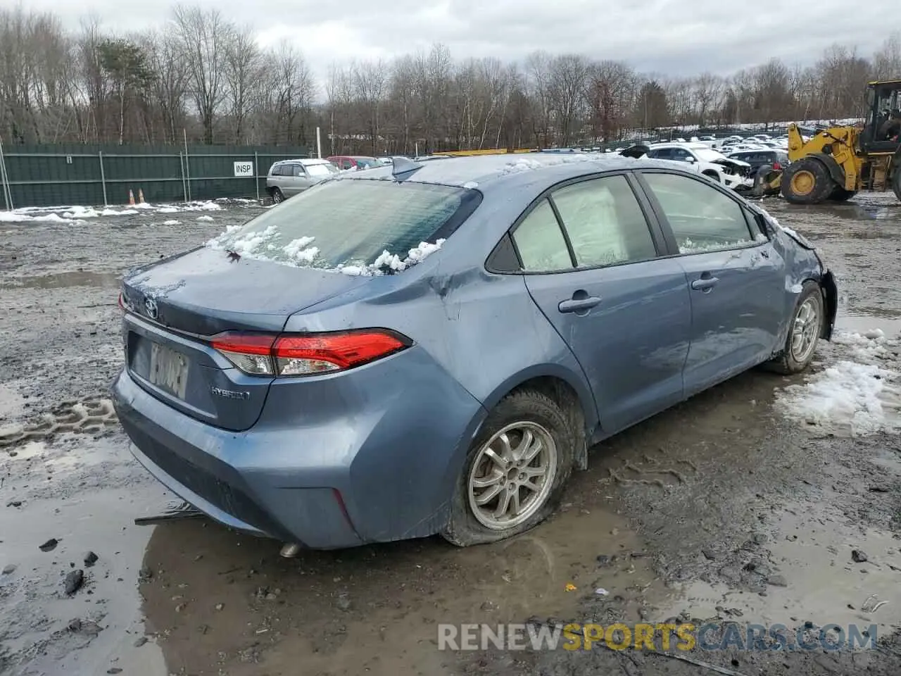 3 fotografías del automóvil dañado JTDEAMDE6N3006326 TOYOTA COROLLA 2022