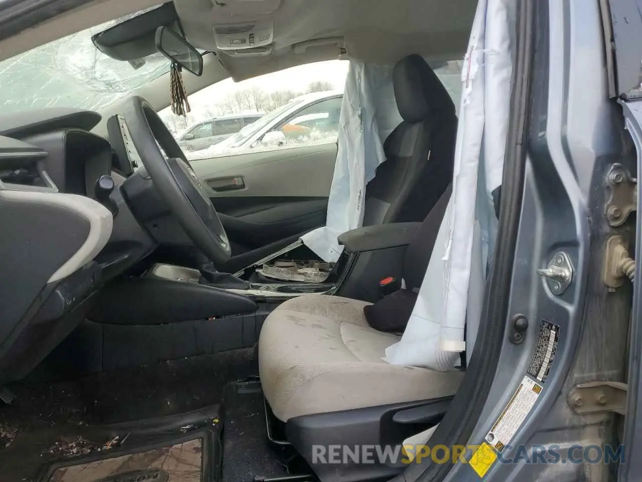 7 fotografías del automóvil dañado JTDEAMDE6N3006326 TOYOTA COROLLA 2022