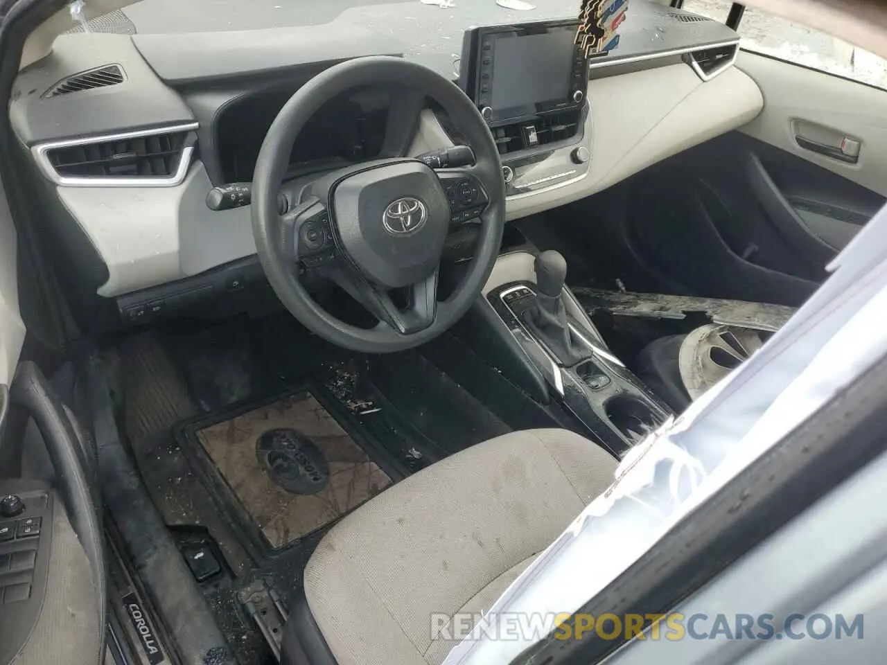 8 fotografías del automóvil dañado JTDEAMDE6N3006326 TOYOTA COROLLA 2022