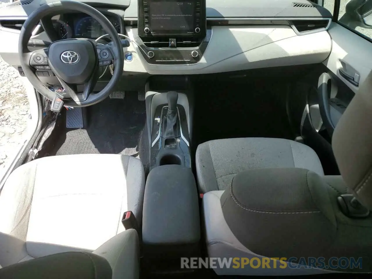 8 fotografías del automóvil dañado JTDEAMDE6N3010831 TOYOTA COROLLA 2022