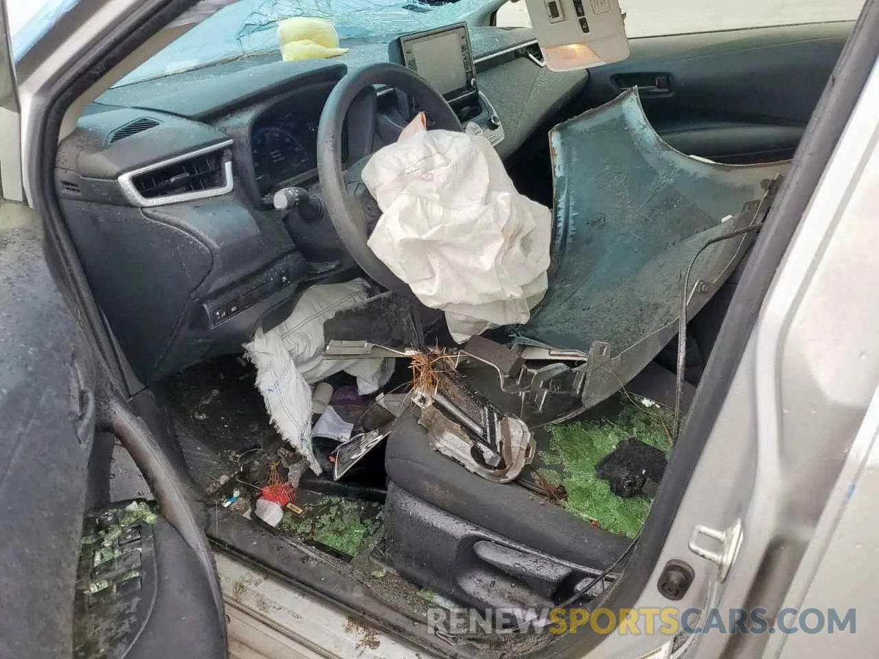 8 fotografías del automóvil dañado JTDEAMDE6N3011204 TOYOTA COROLLA 2022