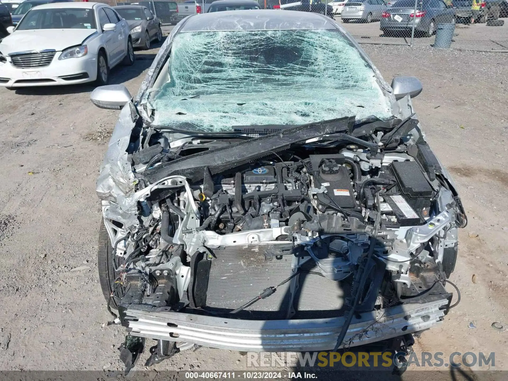 6 fotografías del automóvil dañado JTDEAMDE6NJ039810 TOYOTA COROLLA 2022