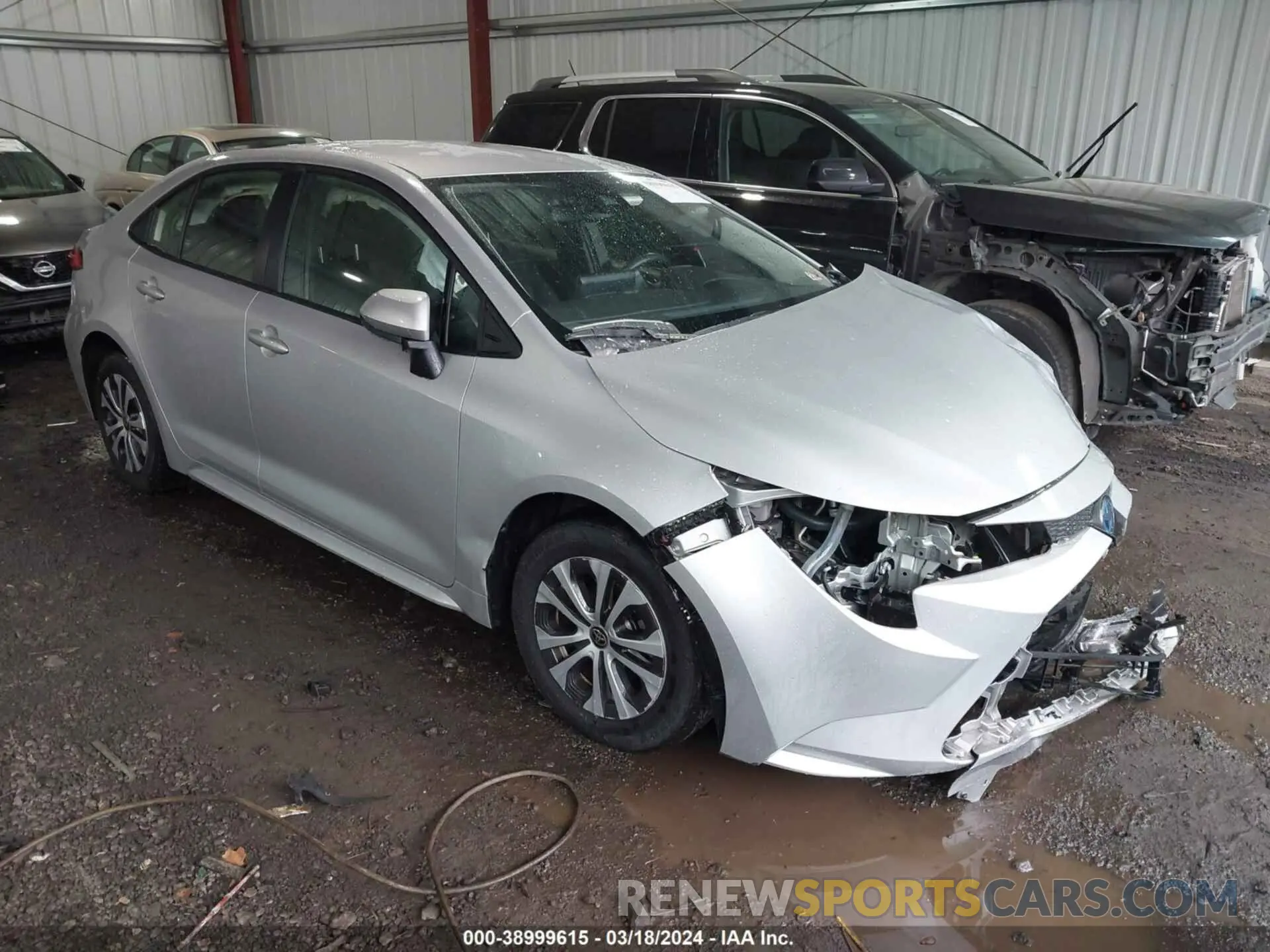 1 fotografías del automóvil dañado JTDEAMDE6NJ043565 TOYOTA COROLLA 2022