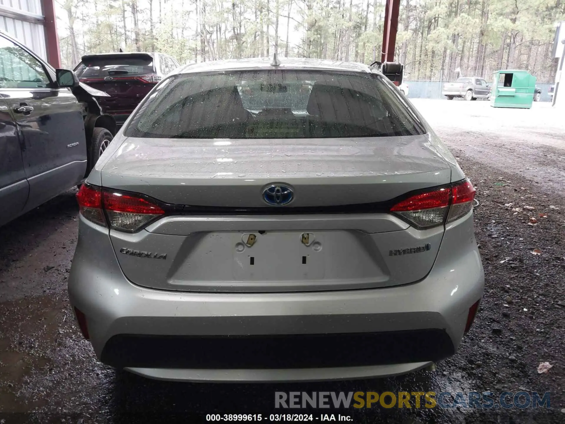 17 fotografías del automóvil dañado JTDEAMDE6NJ043565 TOYOTA COROLLA 2022