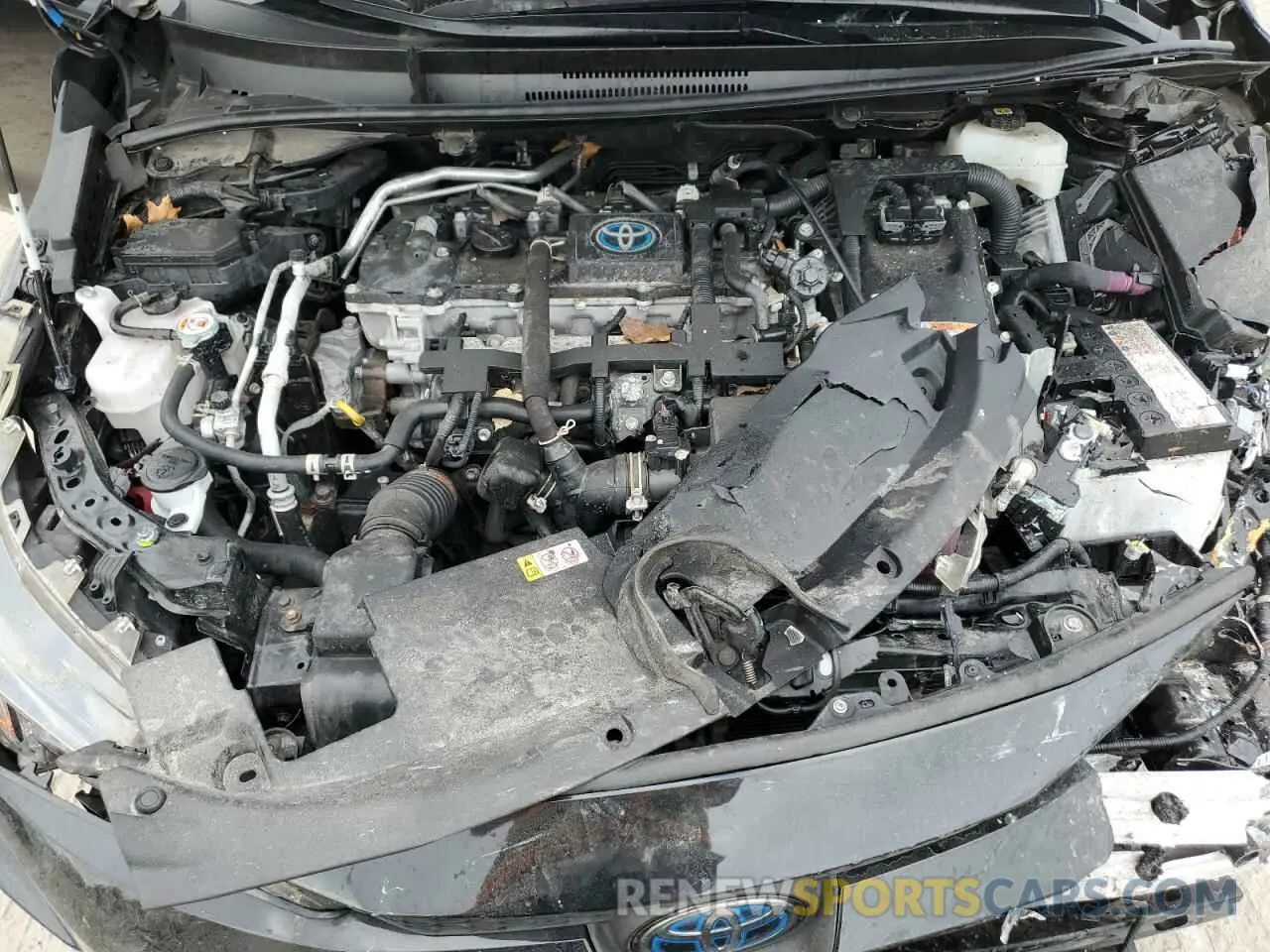 11 fotografías del automóvil dañado JTDEAMDE6NJ053402 TOYOTA COROLLA 2022