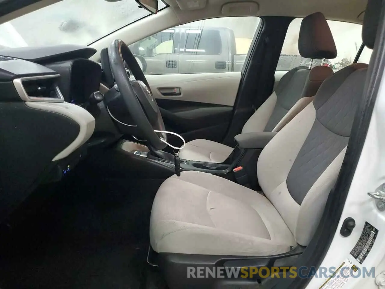 7 fotografías del automóvil dañado JTDEAMDE7N3004455 TOYOTA COROLLA 2022
