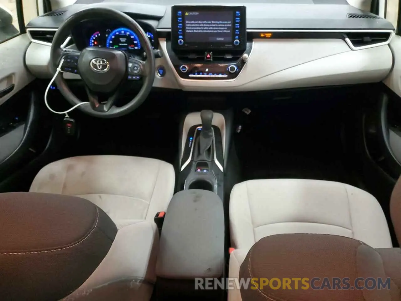 8 fotografías del automóvil dañado JTDEAMDE7N3004455 TOYOTA COROLLA 2022
