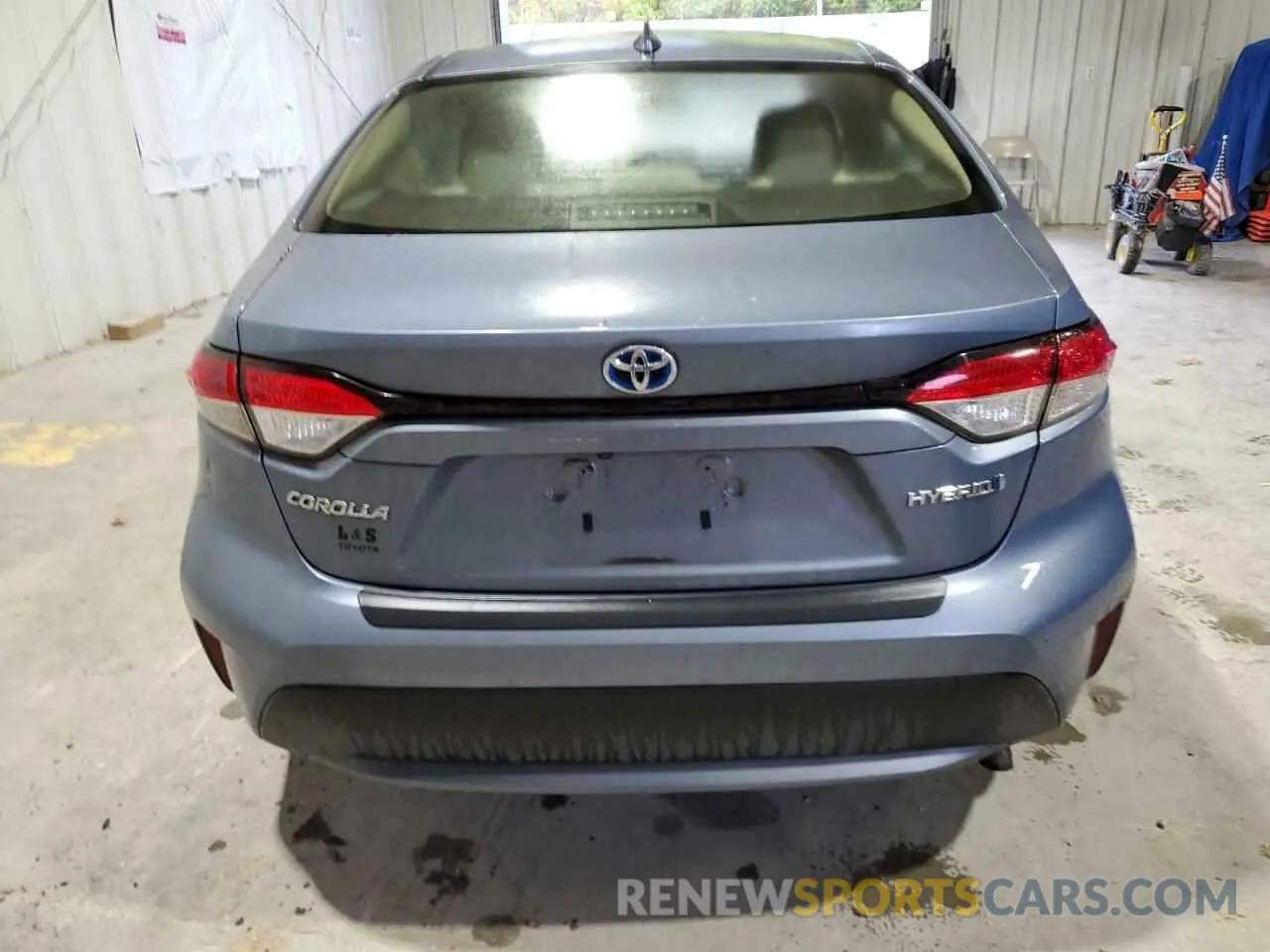 6 fotografías del automóvil dañado JTDEAMDE7N3005413 TOYOTA COROLLA 2022
