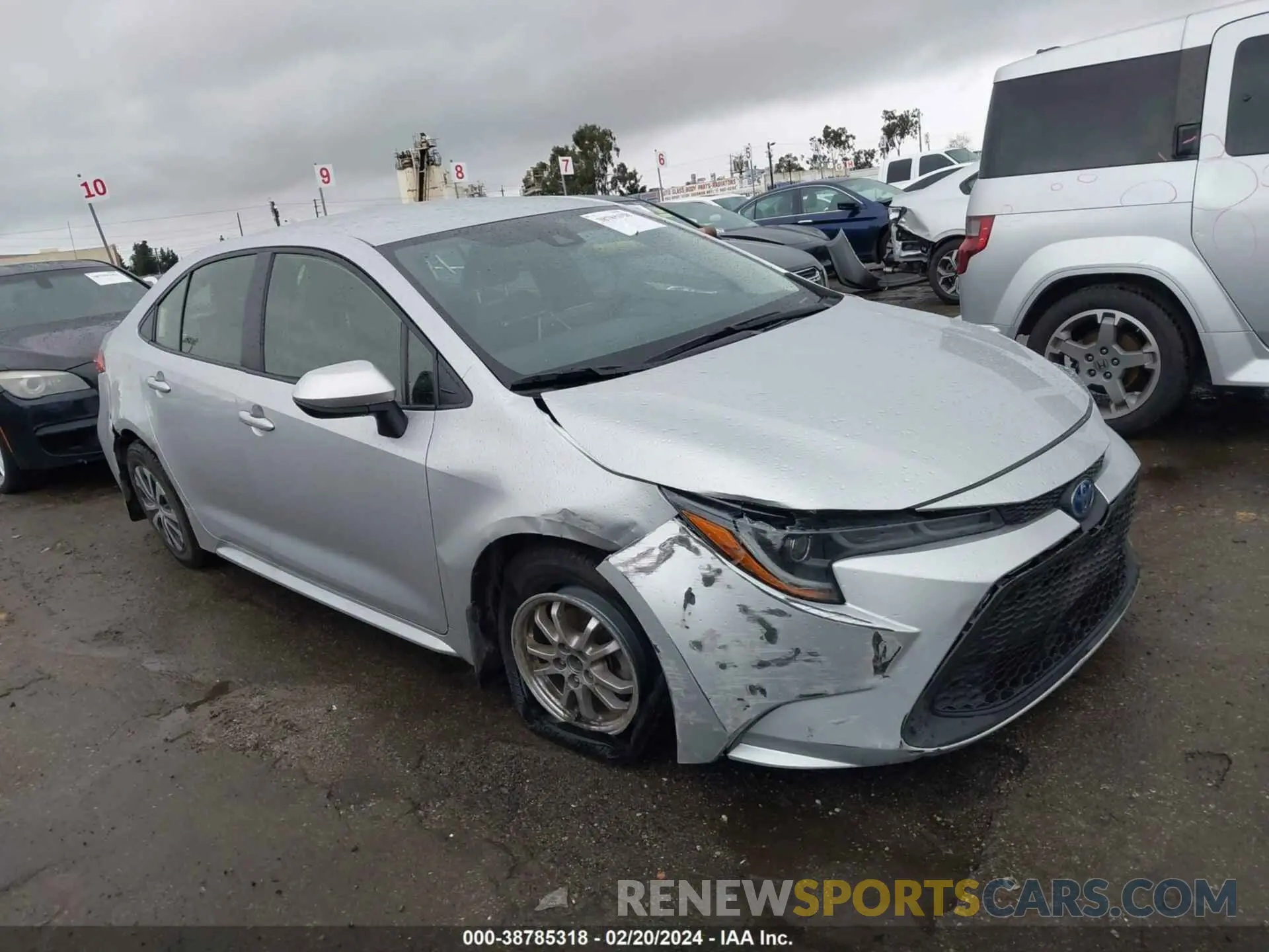1 fotografías del automóvil dañado JTDEAMDE7N3011650 TOYOTA COROLLA 2022