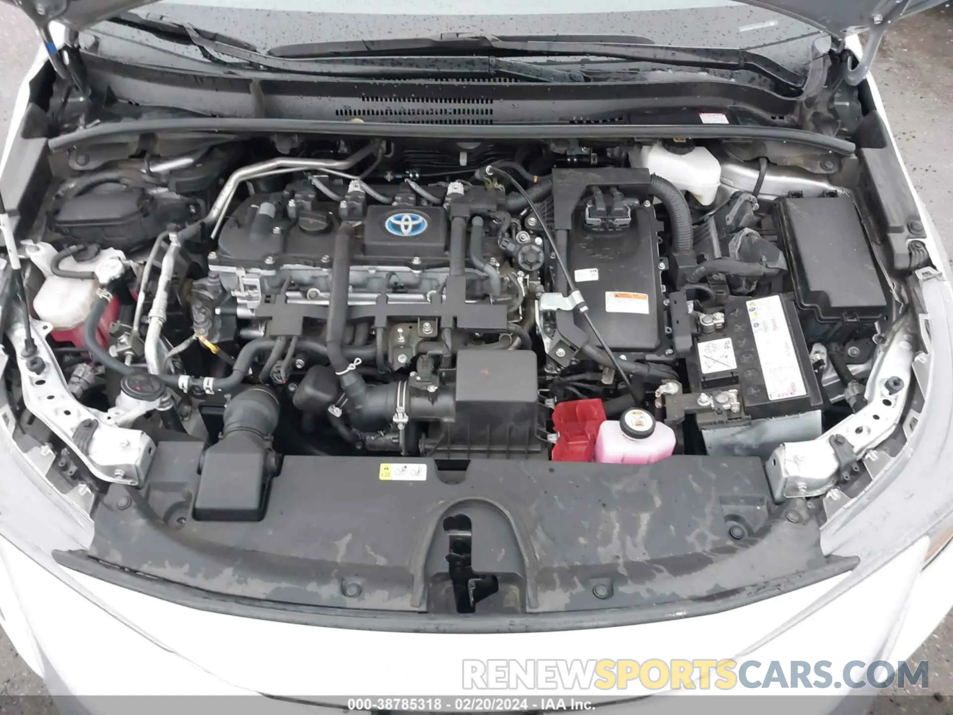 10 fotografías del automóvil dañado JTDEAMDE7N3011650 TOYOTA COROLLA 2022