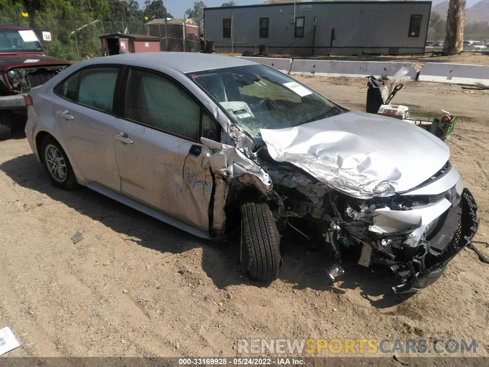 1 fotografías del automóvil dañado JTDEAMDE8N3002200 TOYOTA COROLLA 2022