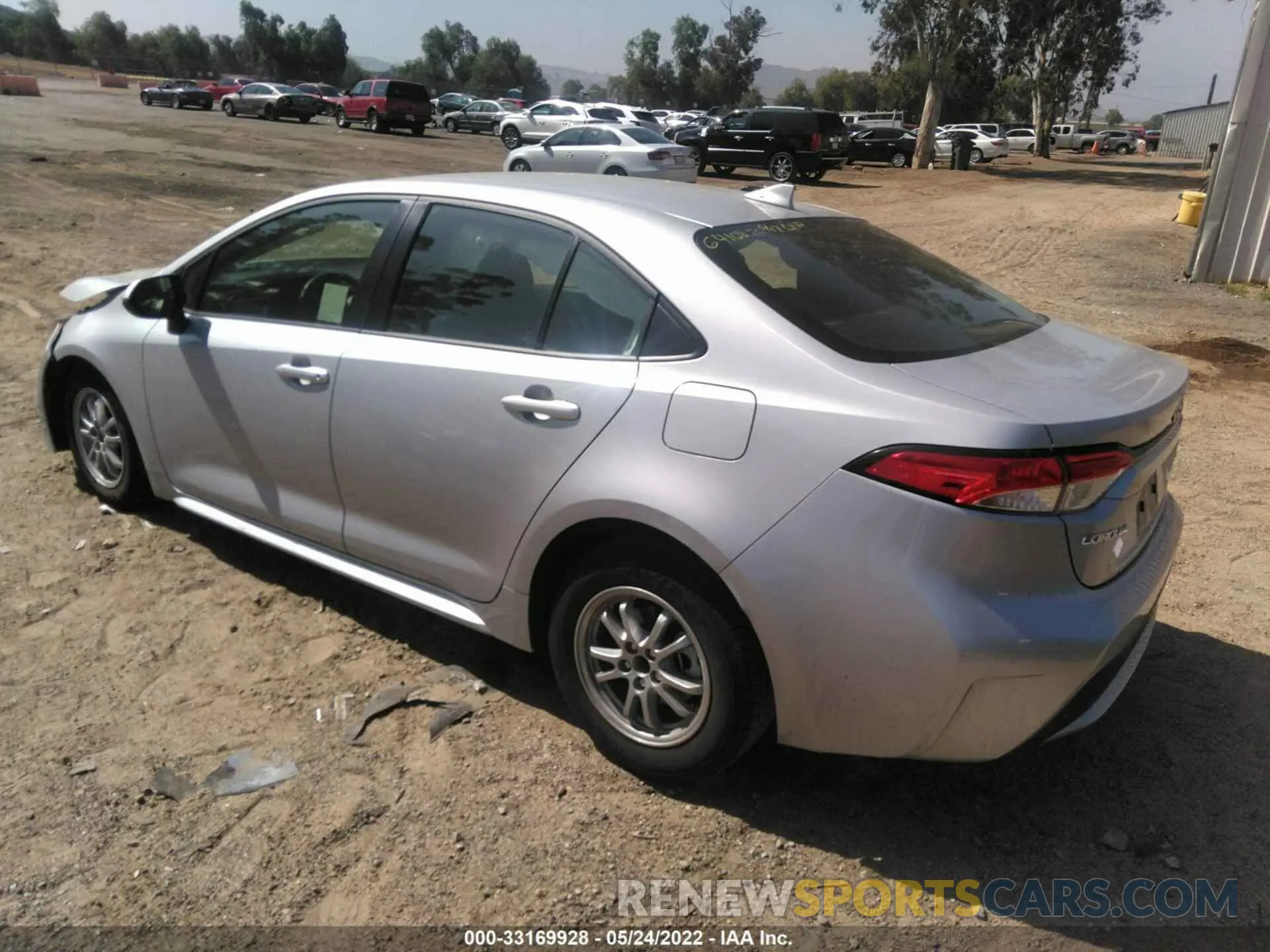 3 fotografías del automóvil dañado JTDEAMDE8N3002200 TOYOTA COROLLA 2022