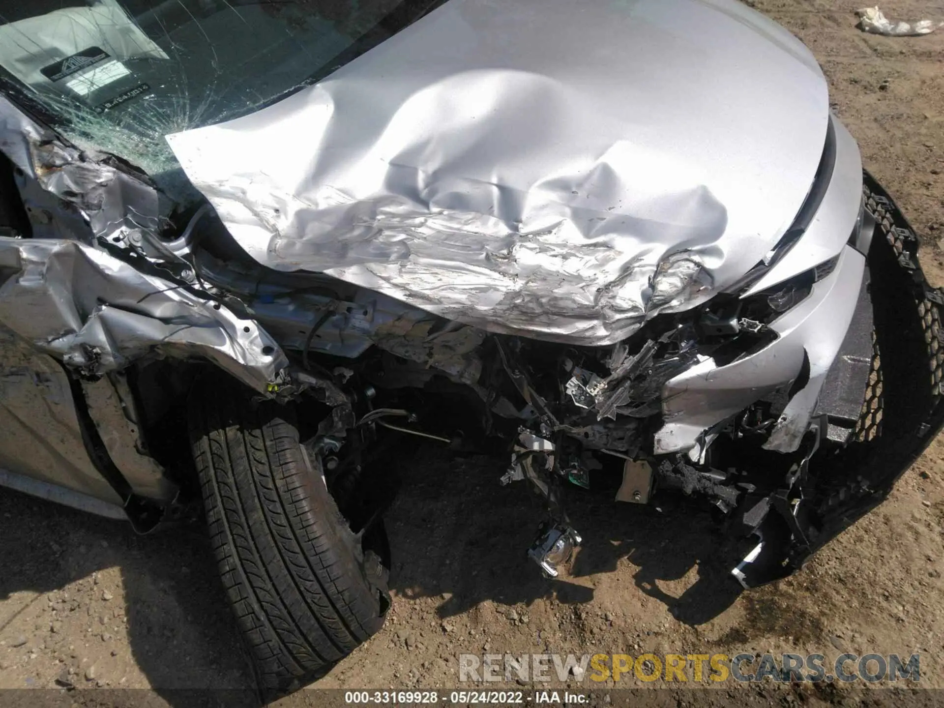 6 fotografías del automóvil dañado JTDEAMDE8N3002200 TOYOTA COROLLA 2022