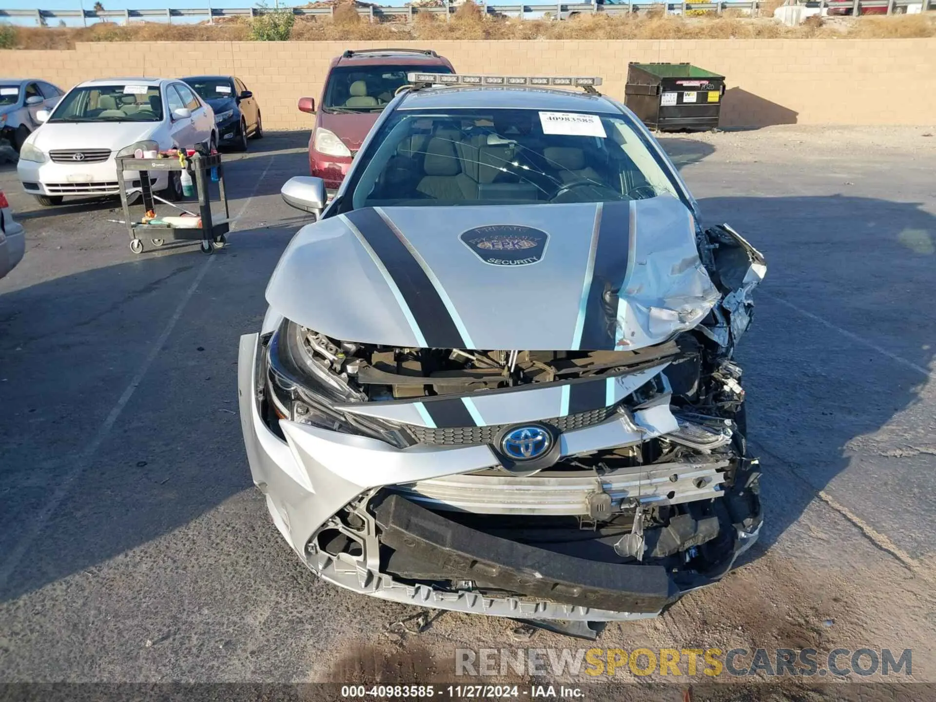 11 fotografías del automóvil dañado JTDEAMDE8N3010166 TOYOTA COROLLA 2022