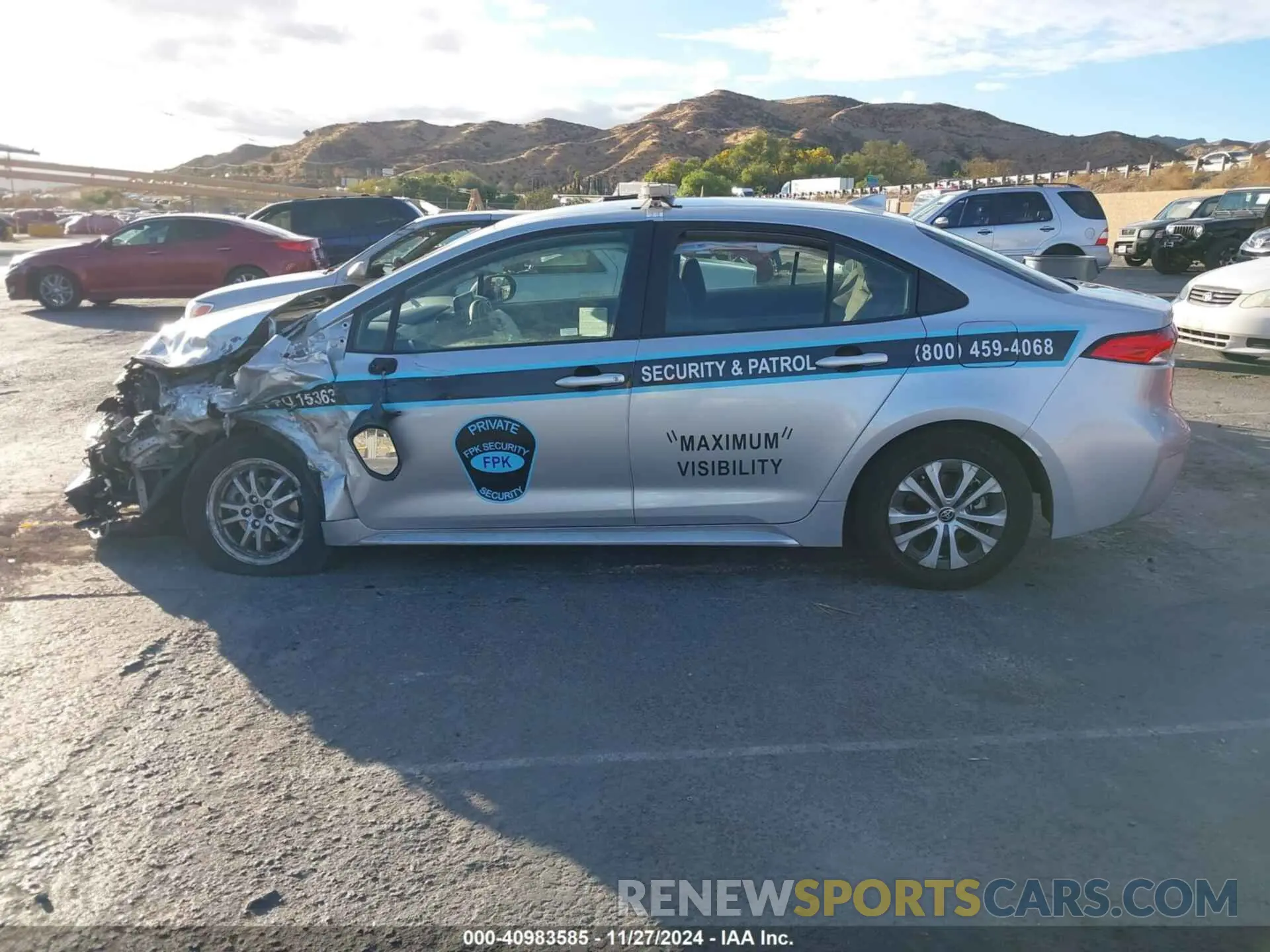 13 fotografías del automóvil dañado JTDEAMDE8N3010166 TOYOTA COROLLA 2022