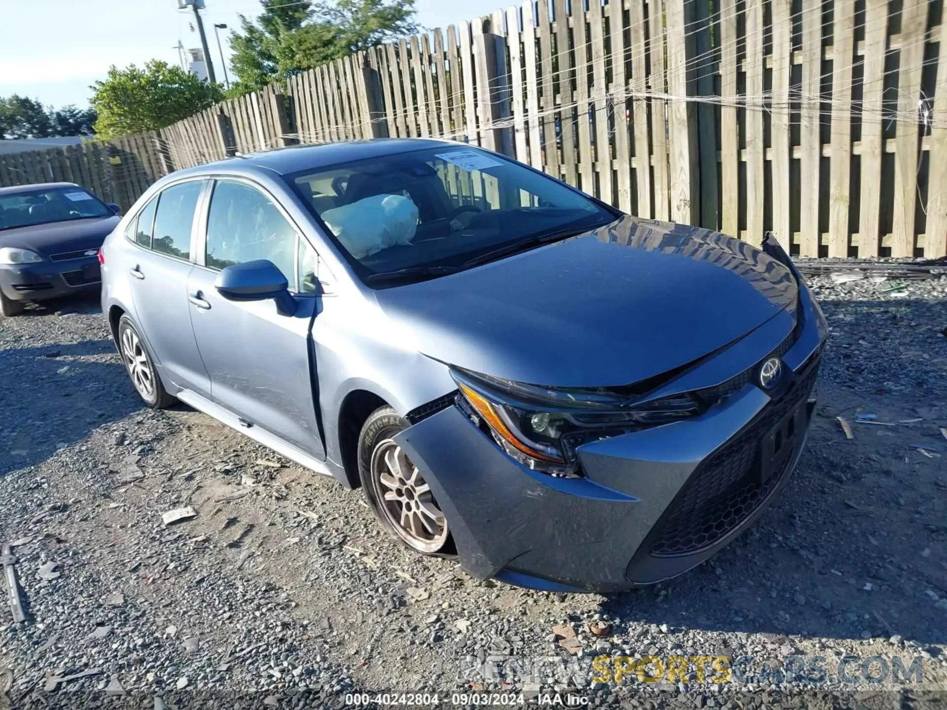 1 fotografías del automóvil dañado JTDEAMDE8N3011950 TOYOTA COROLLA 2022