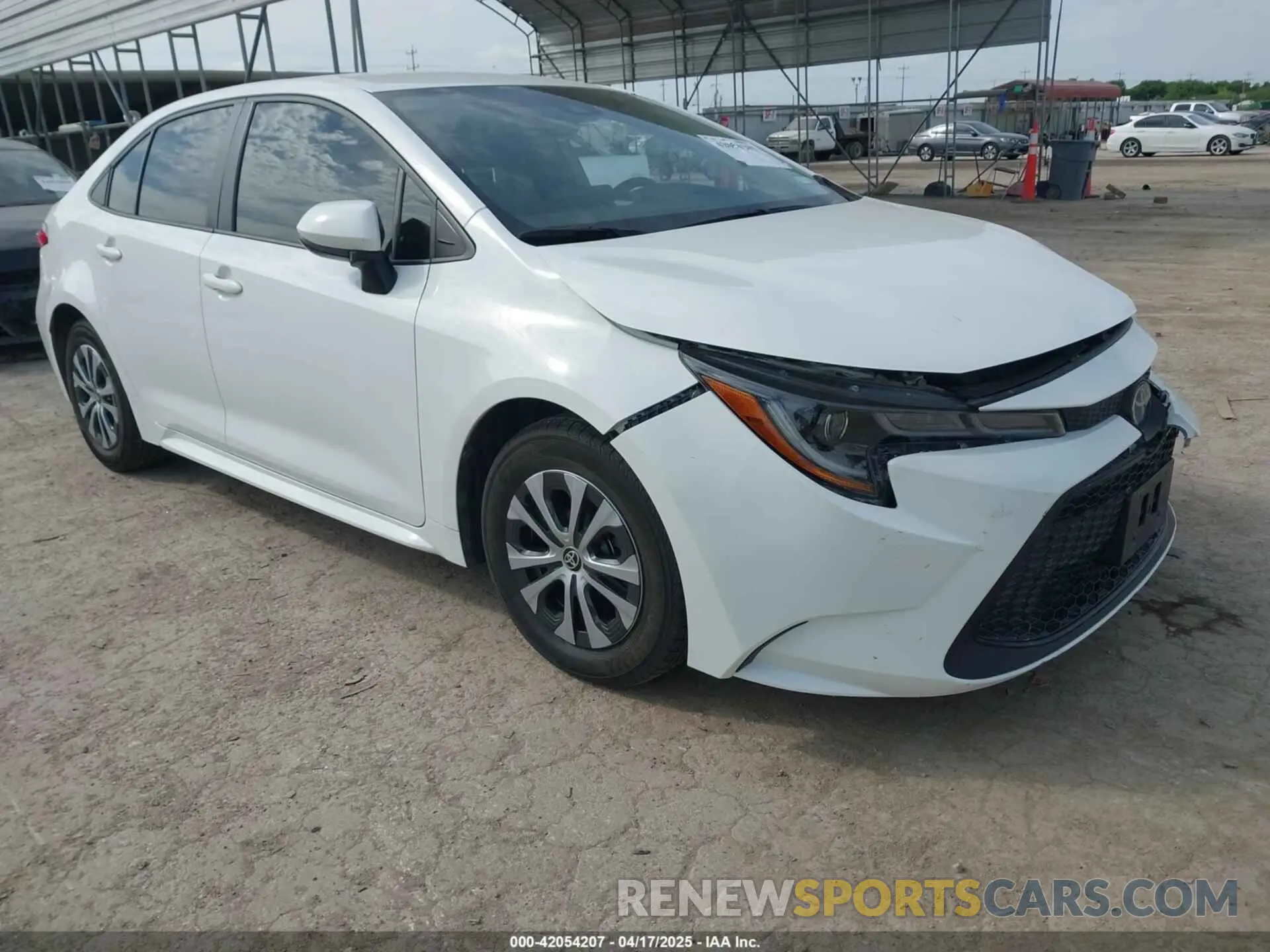 1 fotografías del automóvil dañado JTDEAMDE8NJ037587 TOYOTA COROLLA 2022