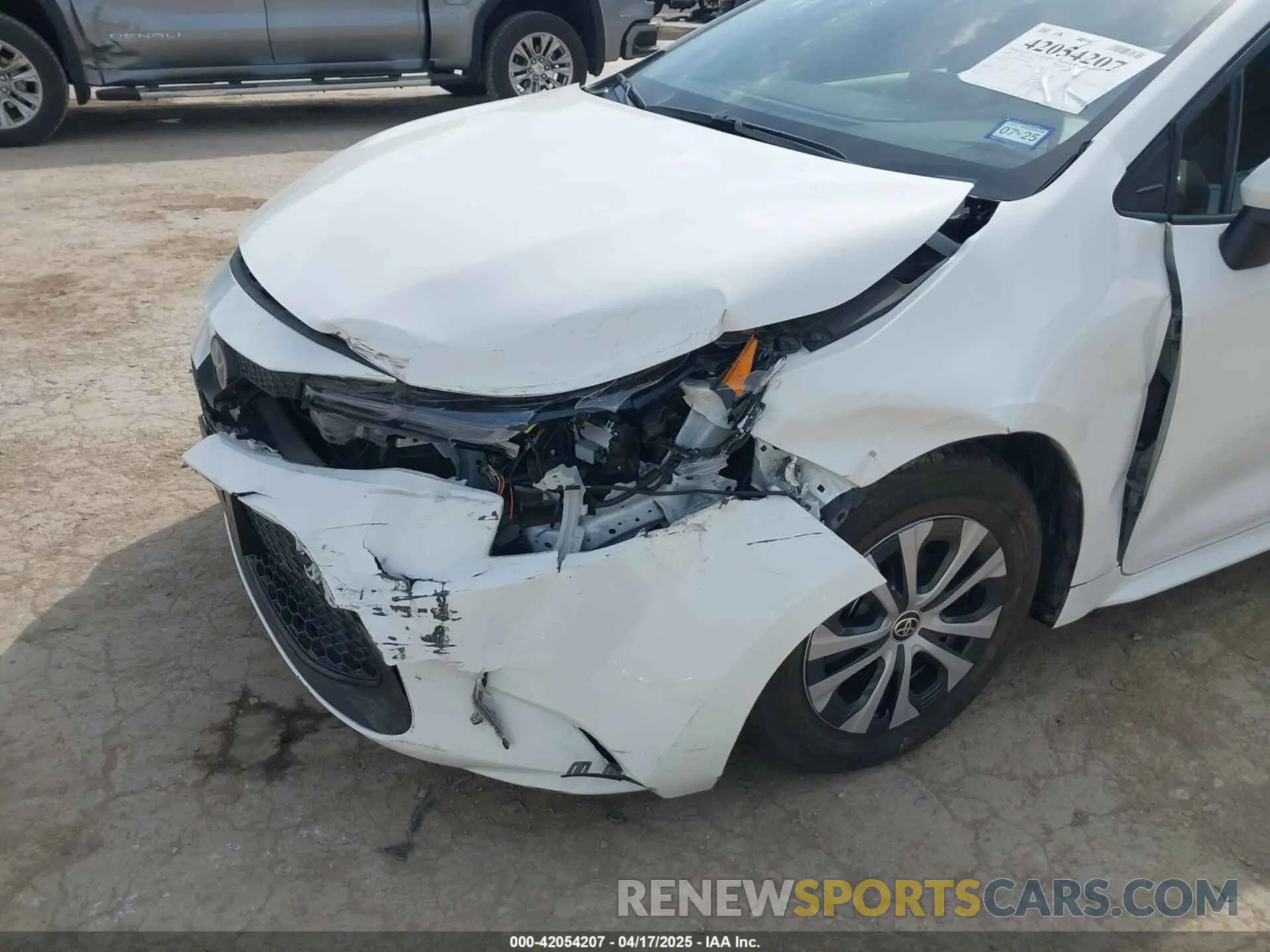 6 fotografías del automóvil dañado JTDEAMDE8NJ037587 TOYOTA COROLLA 2022