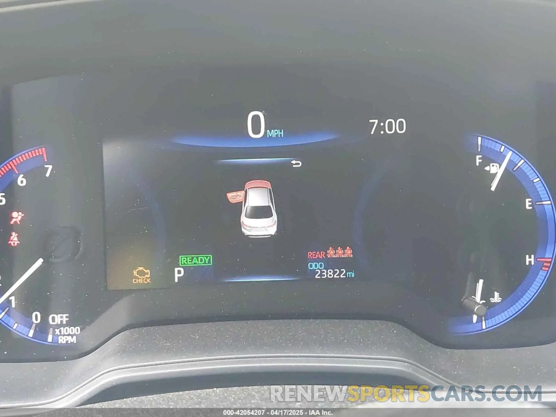 7 fotografías del automóvil dañado JTDEAMDE8NJ037587 TOYOTA COROLLA 2022