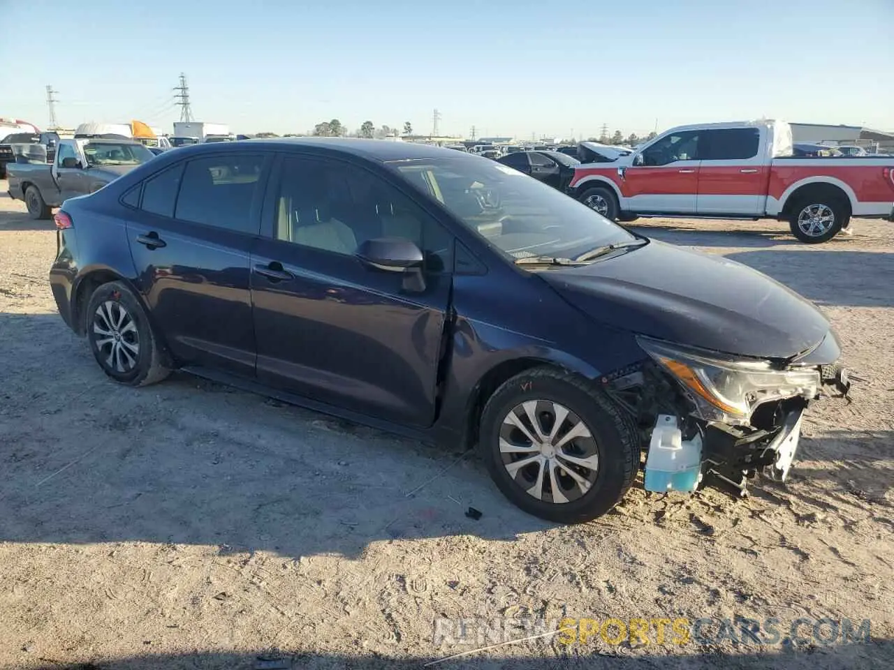 4 fotografías del automóvil dañado JTDEAMDE8NJ040411 TOYOTA COROLLA 2022