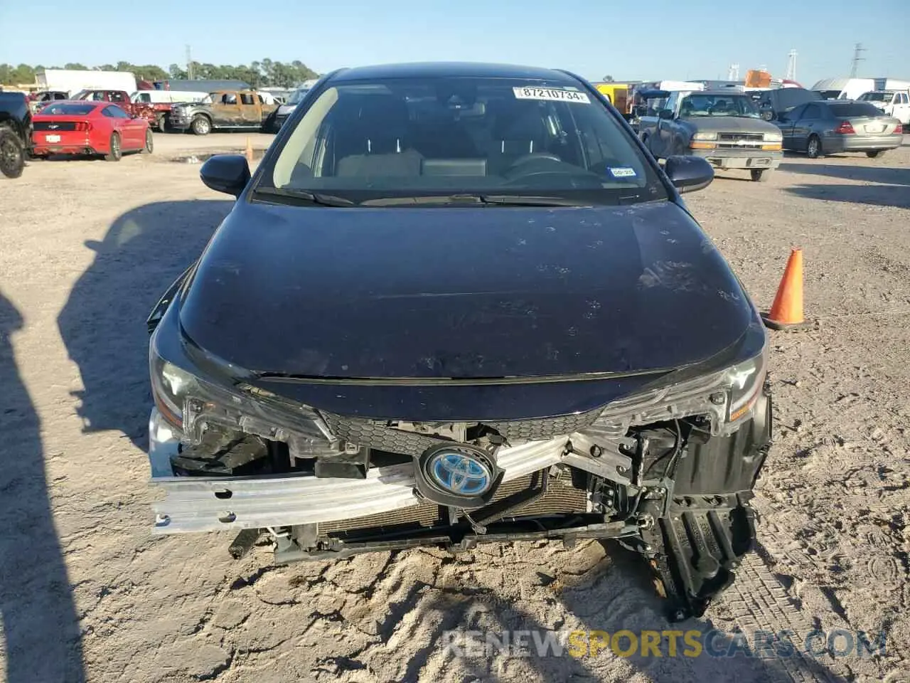 5 fotografías del automóvil dañado JTDEAMDE8NJ040411 TOYOTA COROLLA 2022