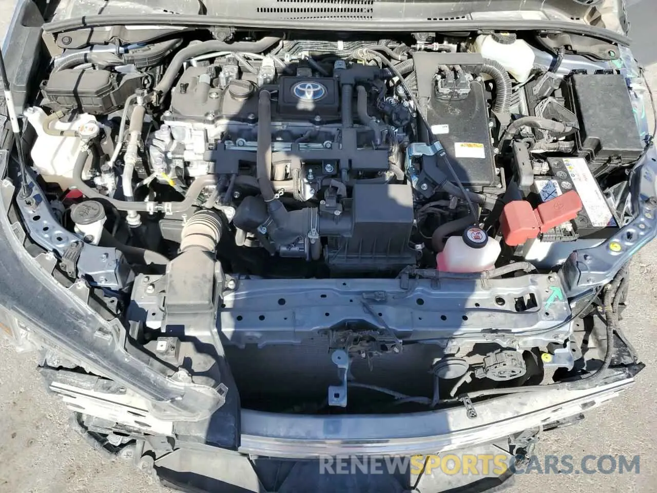 11 fotografías del automóvil dañado JTDEAMDE8NJ040845 TOYOTA COROLLA 2022