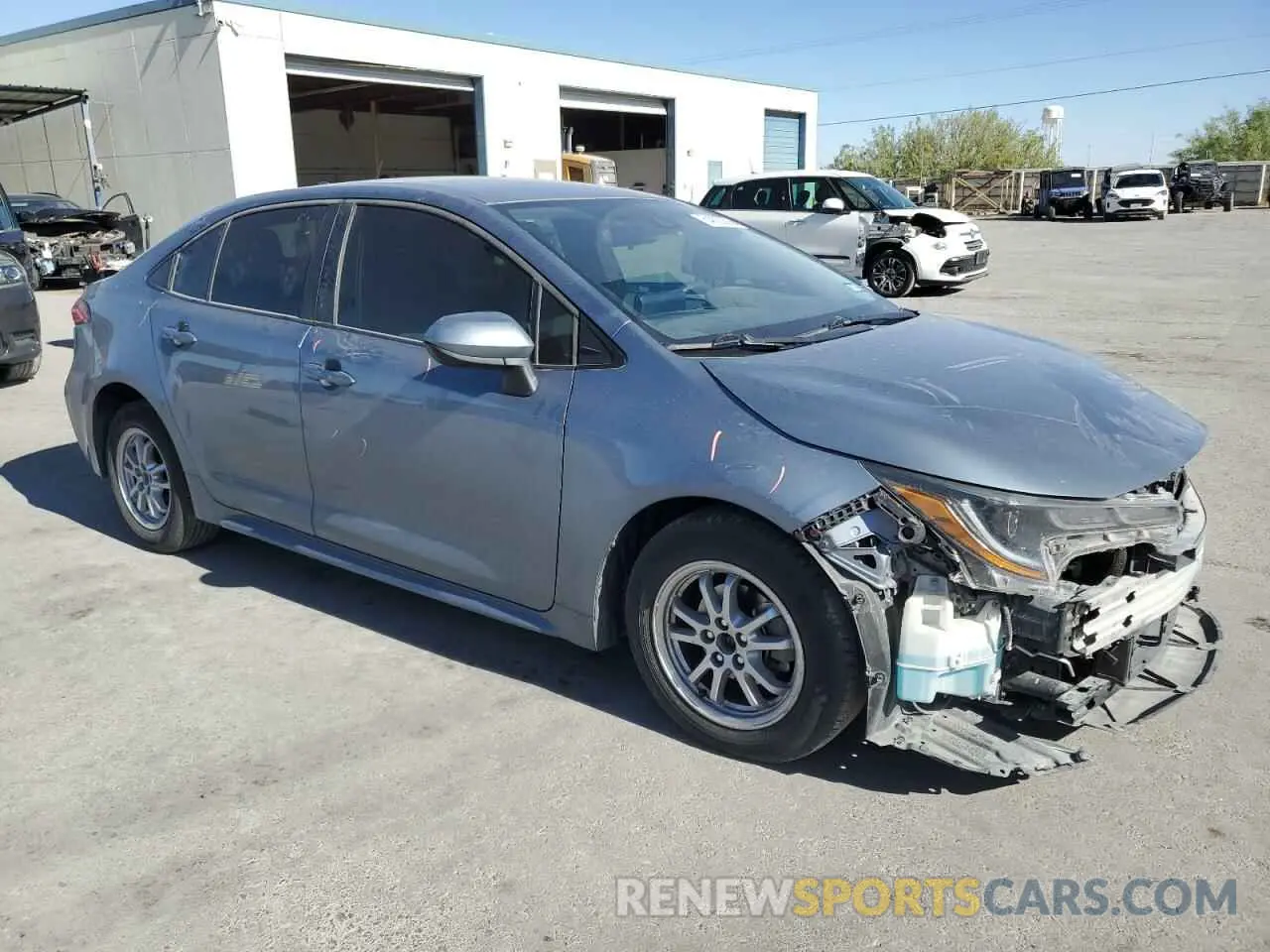 4 fotografías del automóvil dañado JTDEAMDE8NJ040845 TOYOTA COROLLA 2022