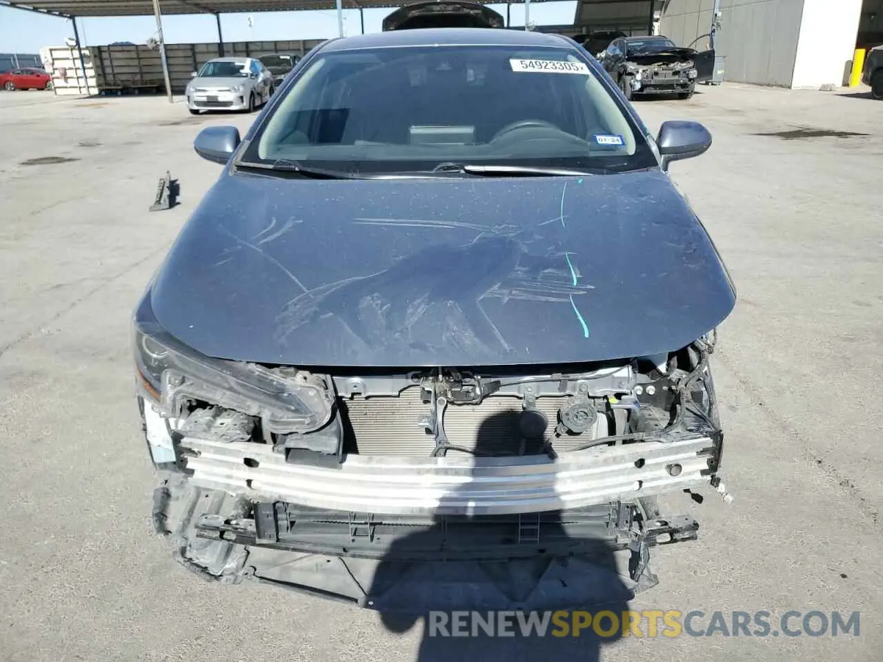 5 fotografías del automóvil dañado JTDEAMDE8NJ040845 TOYOTA COROLLA 2022